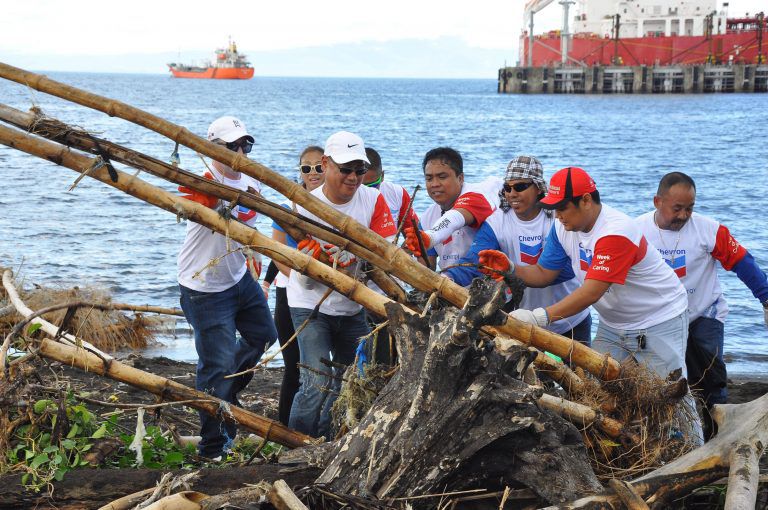 Chevron cleans up Batangas beach for pawikan nesting season