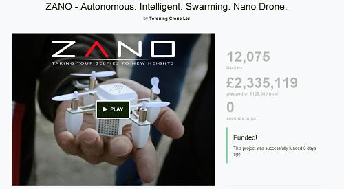 We are go for the Zano drone.