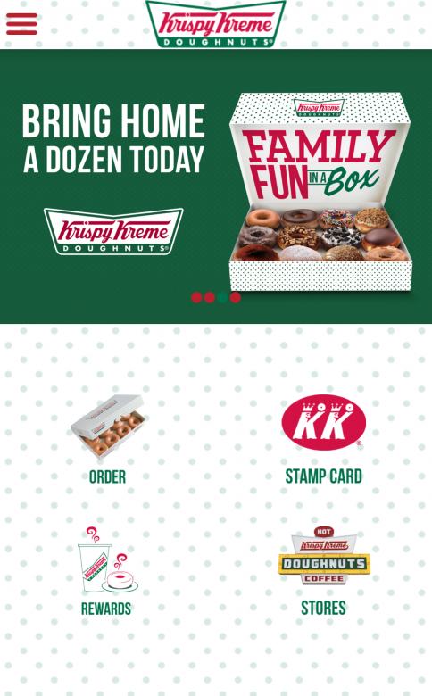 Craving for some doughnuts? Krispy Kreme has an app for that.