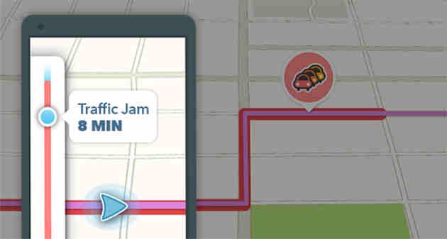 Waze update; tells you how long you’ll be in a traffic jam