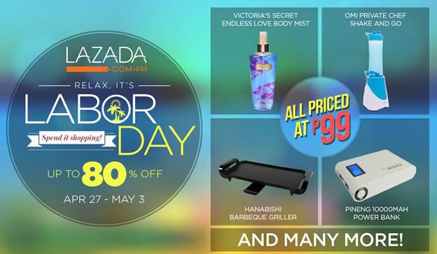Lazada.com.ph celebrates Labor Day with P99 deals