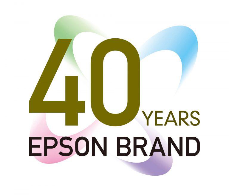Epson brand marks 40 years