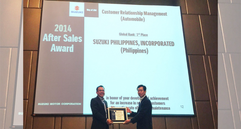 Suzuki Philippines wins three Global Awards for Excellence