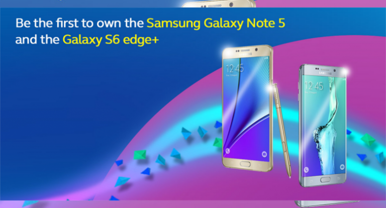Globe opens pre-order page for Samsung Galaxy Note 5 and S6 Edge+