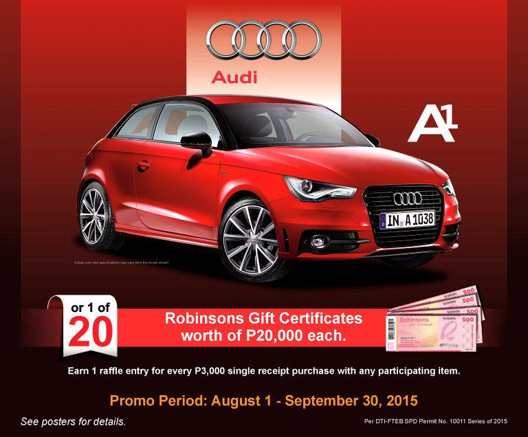 Win a brand new Audi A1 in True Value’s 20th anniversary raffle