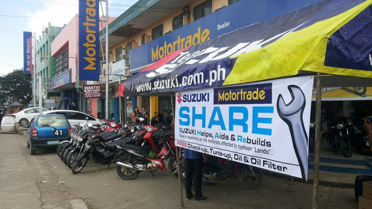 Suzuki helps typhoon victims through its Share Program and Sagip Kapamilya