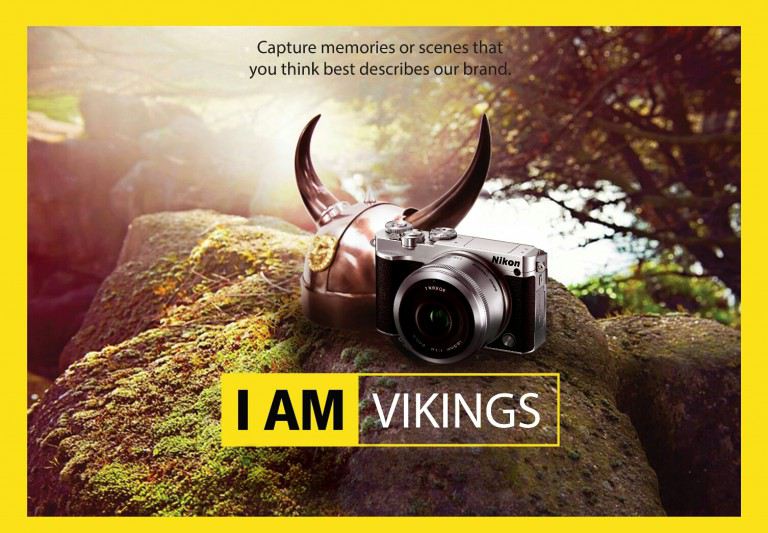 Nikon and Vikings team up for “I Am Vikings” campaign
