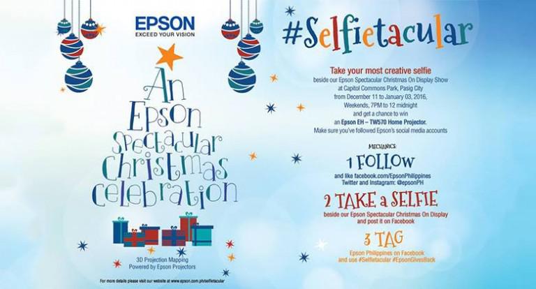 Take a selfie at Epson’s 3D projection show, win a 3D projector!