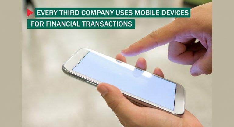 Kaspersky Lab survey shows many companies use mobile devices for financial transactions