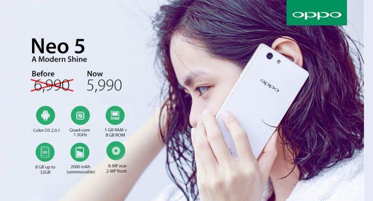 Oppo Neo 5 now available at PHP 5,990