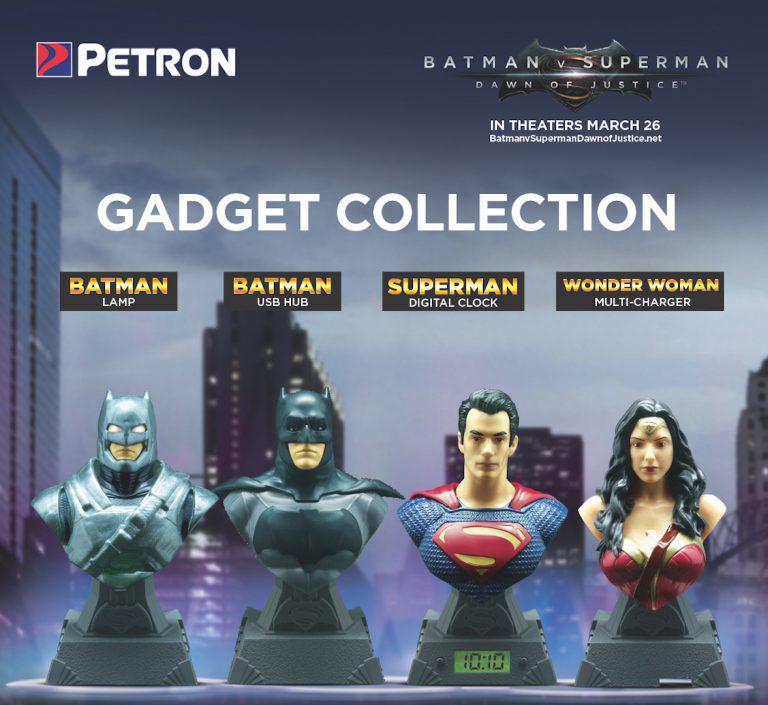 Collect Batman v Superman: Dawn of Justice exclusive gadgets from Petron