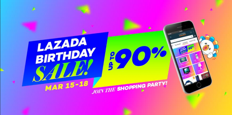 Lazada 4th Birthday Sale