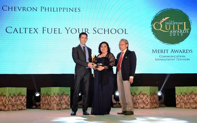 Caltex Fuel Your School bags 3rd award for the year, adds IABC’s Quill to rare grand slam feat
