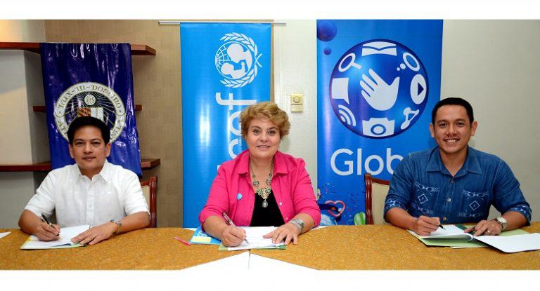 Globe, UNICEF Philippines, AHRC sign MoU on online child protection