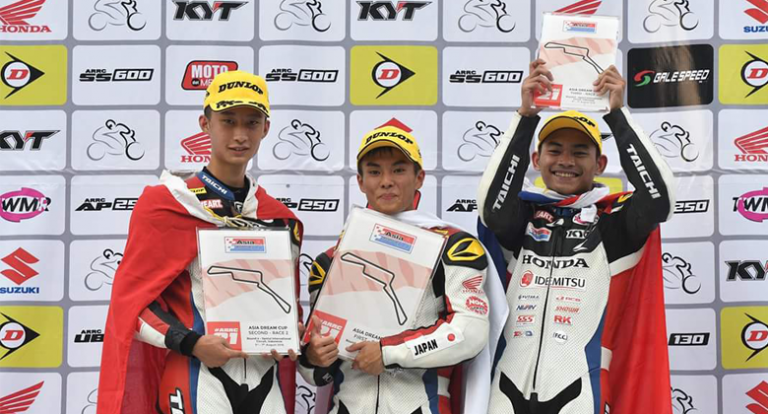 Honda’s Koko Tadachi lands podium finish at Asia Dream Cup 2016