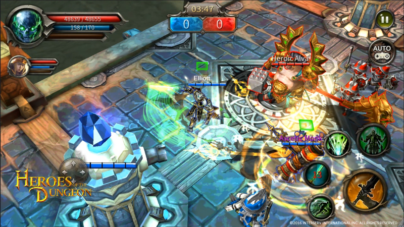 The game features a MOBA mode for multiplayer.