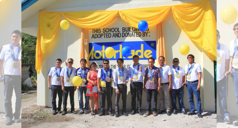 Suzuki helps rebuild Davao del Sur high school