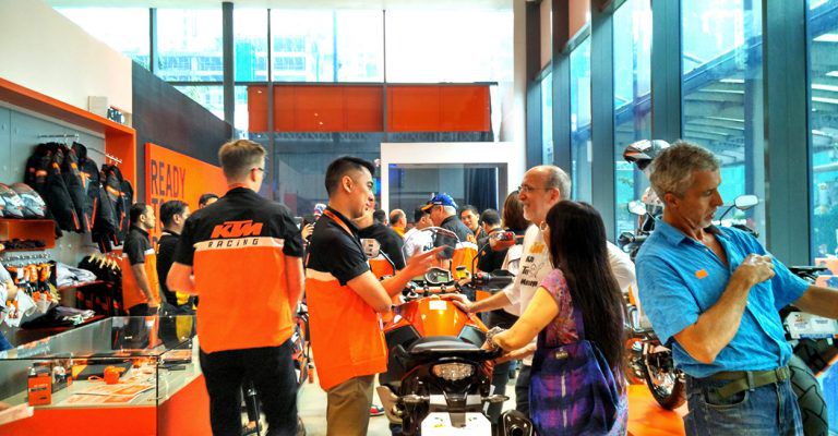 KTM opens showroom in Bonifacio Global City