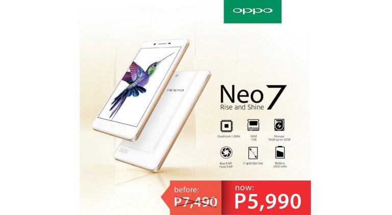 Get PHP 1,500 off on OPPO’s Neo7