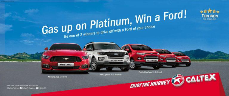 Caltex Platinum with Techron rolls out promo with Ford cars at stake