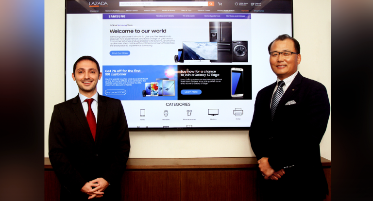 Samsung store officially launches on Lazada