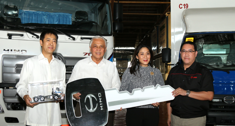 Hino turns over new fleet of trucks to Inland Corporation