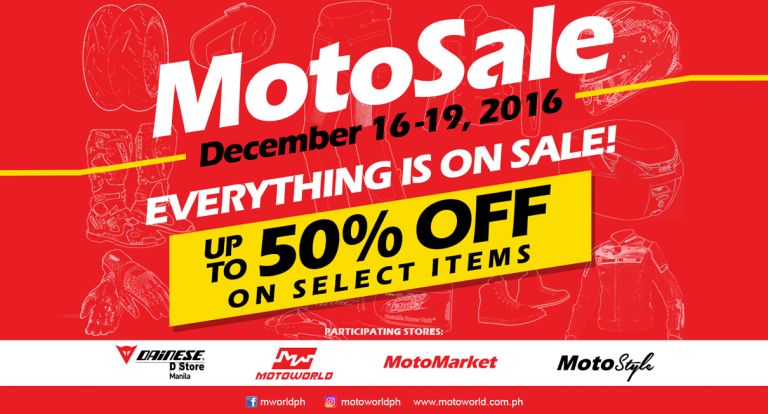 Motosale ongoing until the 19th
