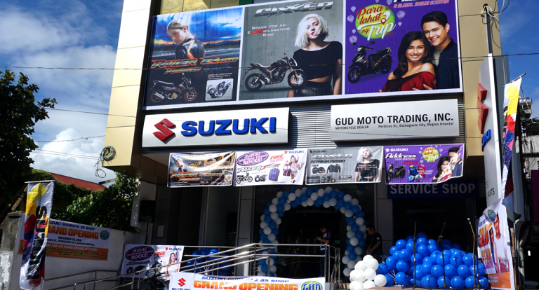 SUZUKI, GUD Moto open 3S shop in Dumaguete