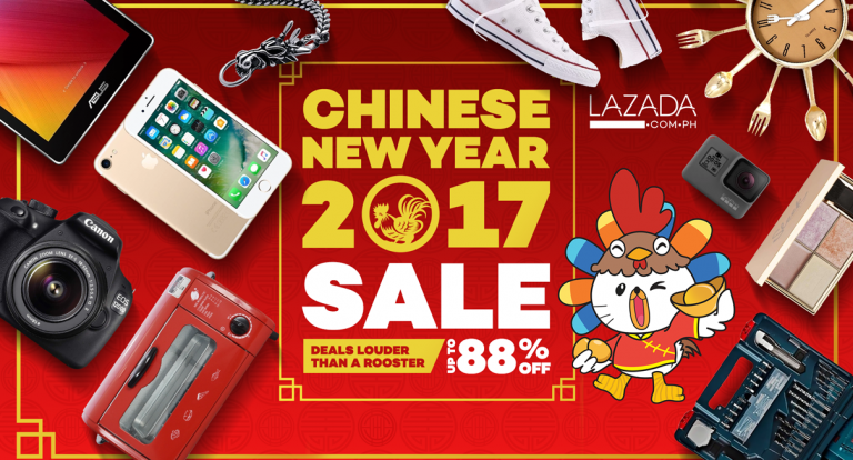Lazada Philippines welcomes the year of the rooster with lucky deals