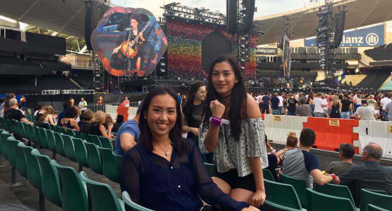 Create your Globe Coldplay story on April 4, 2017