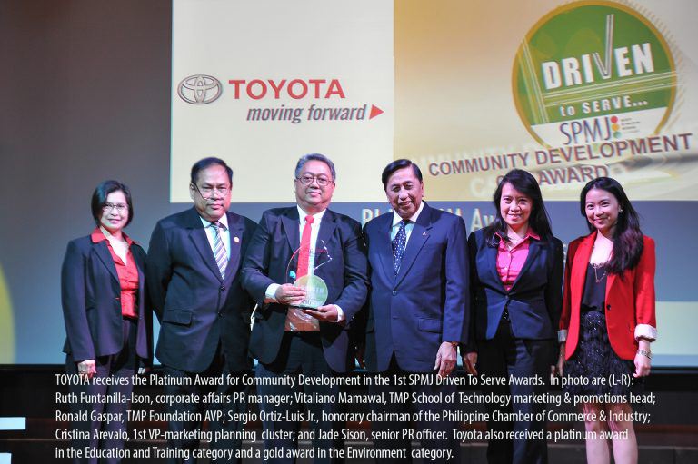 Auto brands with best CSR programs recognized in 1st SPMJ Driven To Serve Awards