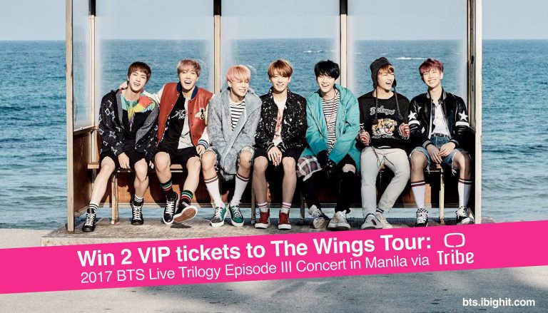 Win 2 VIP tickets to BTS Wings Tour in Manila with Tribe