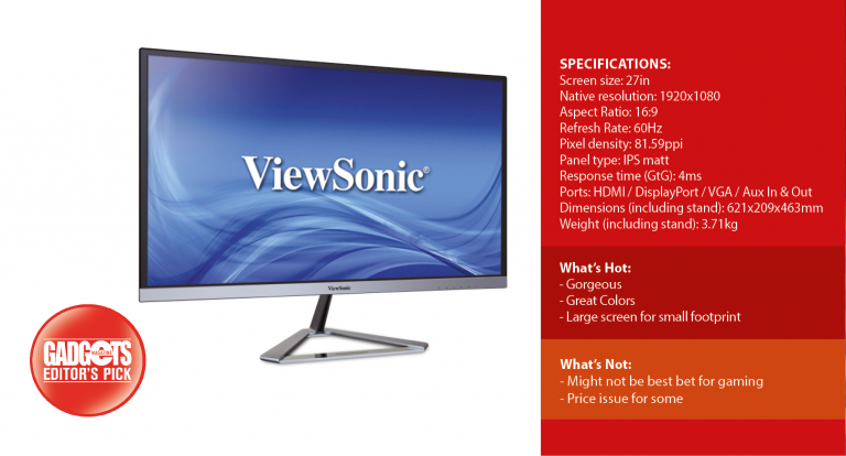 Reviewed: Viewsonic VX2776-SMHD