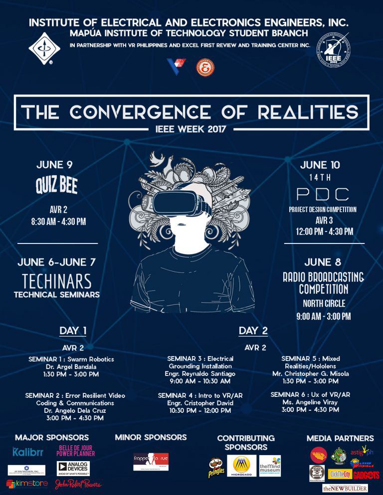 IEEE Week 2017: The Convergence of Realities