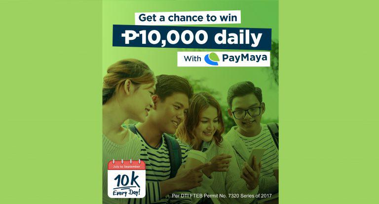 PayMaya Launches P10K Every Day Promo