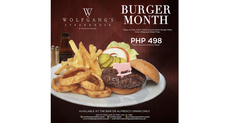 Looking for a new favorite burger? Wolfgang’s Steakhouse might just have it.