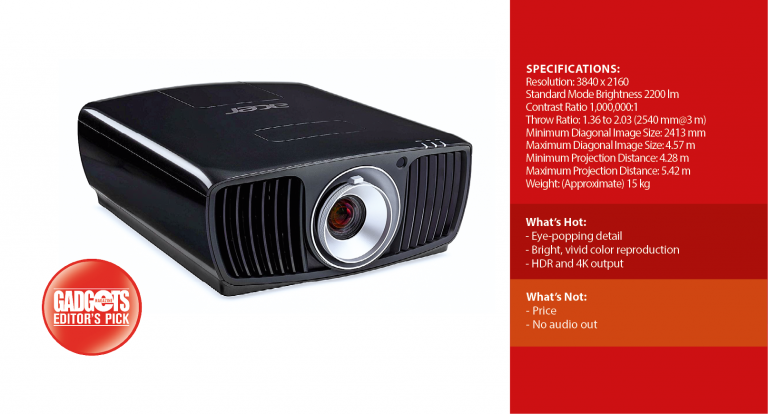 Reviewed: Acer V9800 4K Projector