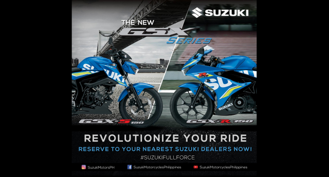 Suzuki's long-awaited 150cc GSX motorcycles are coming to the Philippines