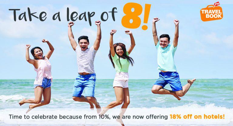 Here’s how you can get an Extra 18% Discount on your bookings on TravelBook.ph!