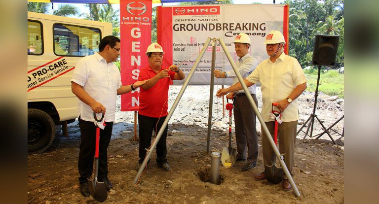 Hino Breaks Ground for Dealership in General Santos City, third in Mindanao