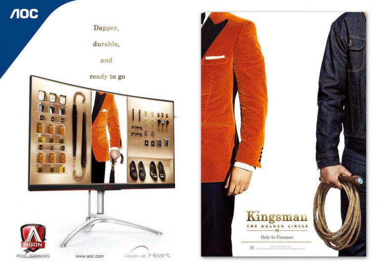 AOC Partners with Twentieth Century Fox Film to Promote Theatrical Release of ‘Kingsman: The Golden Circle’