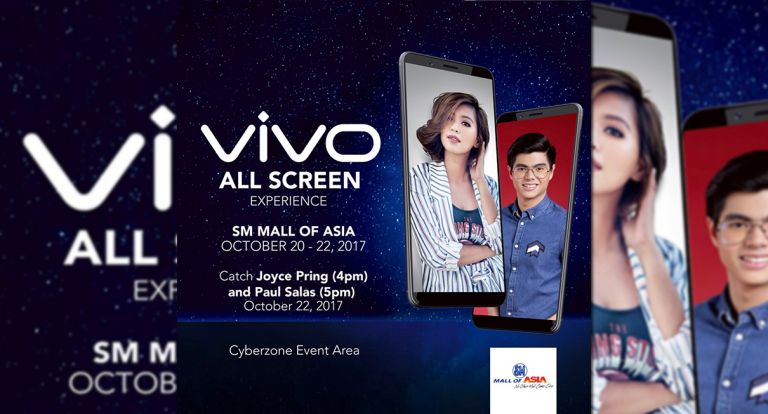 Catch Joyce Pring and Paul Salas at the Vivo V7+ All Screen Experience