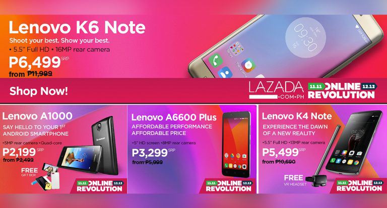 Get First Dibs to Early Christmas Treats with Lazada’s Online Revolution Sale
