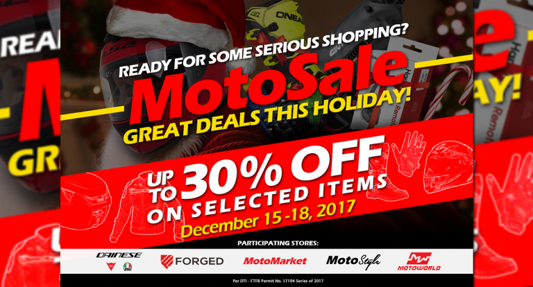 Motoworld announces holiday sale