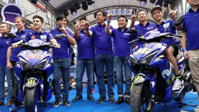 Valentino Rossi and Maverick Vinales Take Manila by Storm