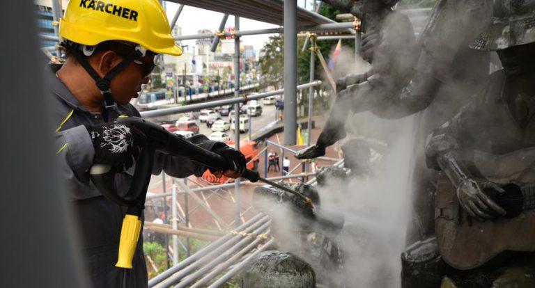 NHCP Taps Global Cleaning Technology Firm Kärcher Anew, Restores EDSA People Power Monument