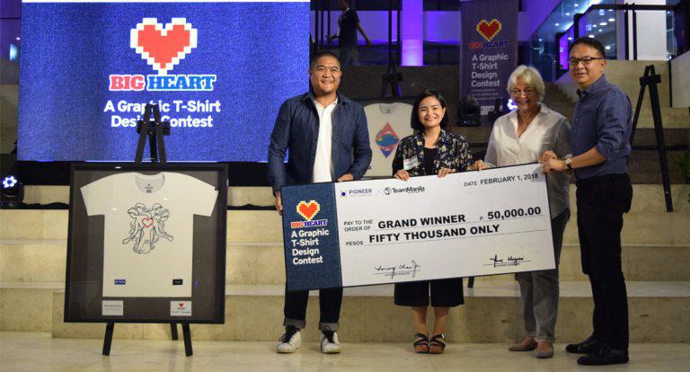 Pioneer shines light on talented Filipino youths with “Big Heart” T-shirt design contest