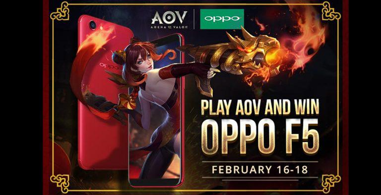 Grab an Oppo F5 By Playing Arena of Valor This Long Weekend