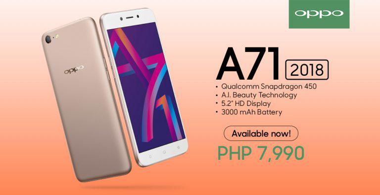 OPPO A71 2018 Raises the bar in Entry-level Smartphone Experience