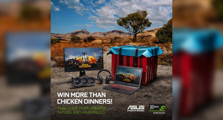 Grab An ASUS GeForce 10 Series GPU and Win An Exclusive PUBG Loot Crate